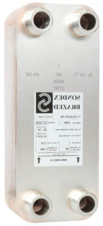 Паяный пластинчатый теплообменник Sondex SL34
